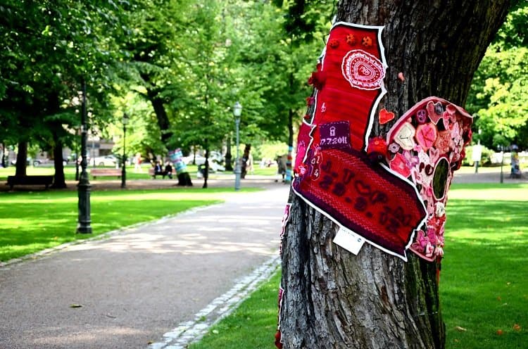 knit trees helsinki Outdoors In Helsinkis Parks and Markets