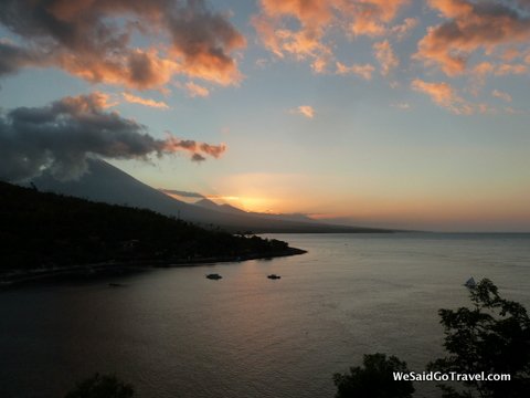 Amed2 sunset Top Four Snorkel Sites In Northern Bali